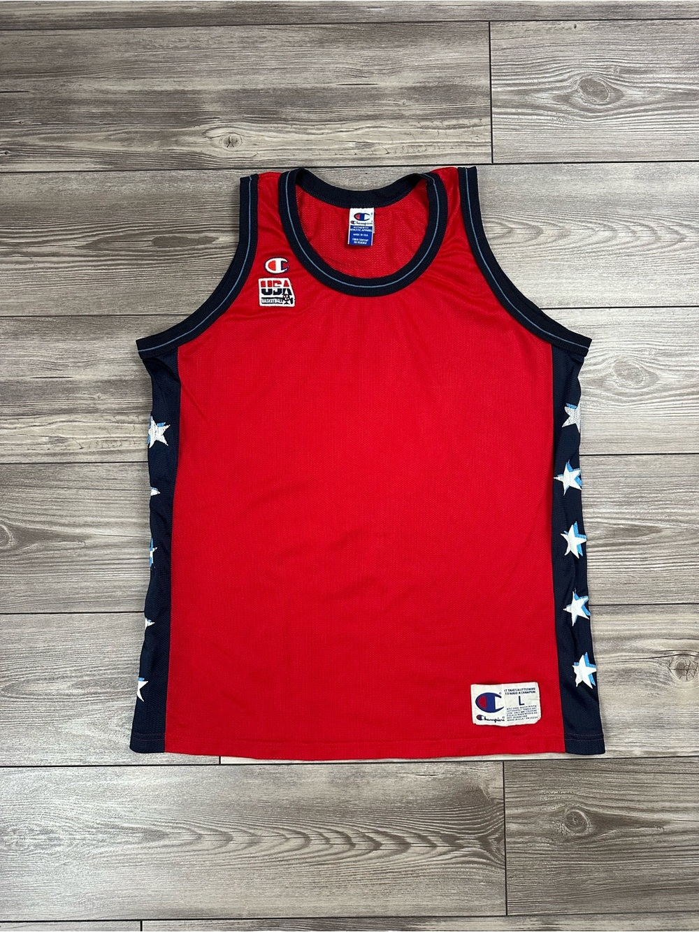 Vintage 90’s Champion USA Basketball Jersey